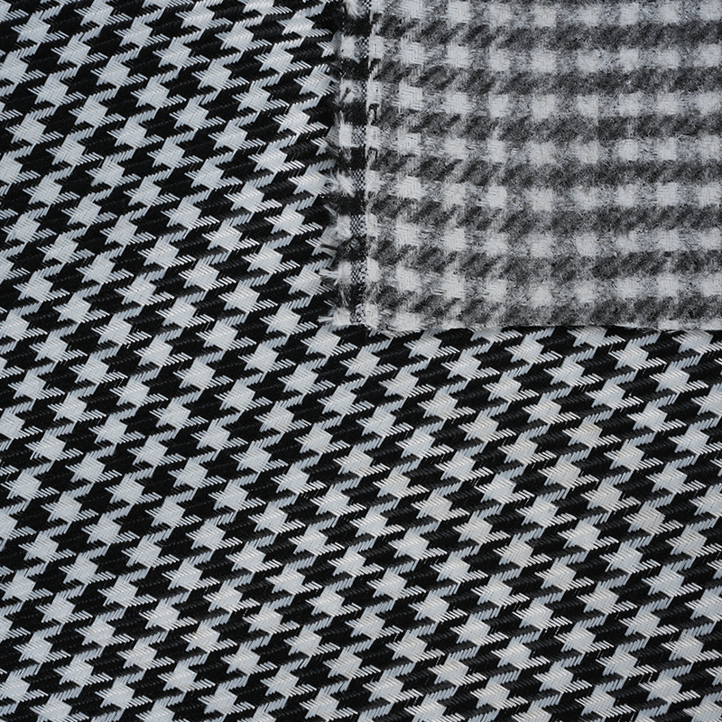 ผ้าลินินโพลีเอสเตอร์ลาย Houndstooth