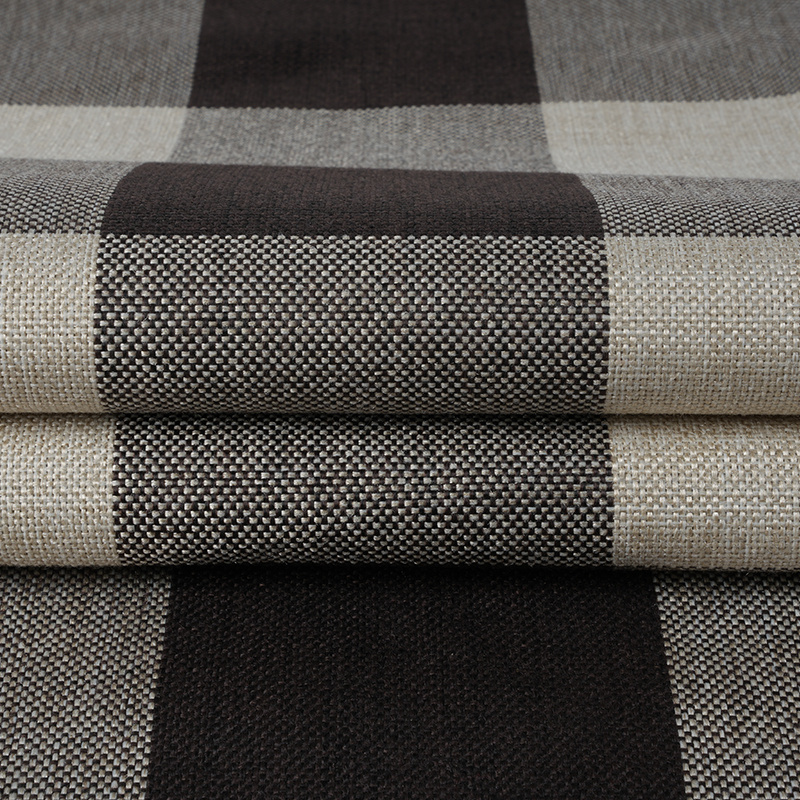 10*10 ผ้าลินินโพลีเอสเตอร์ลายสก๊อต