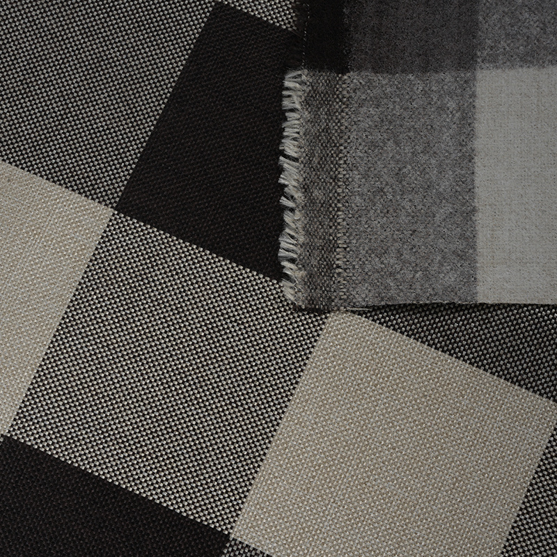 10*10 ผ้าลินินโพลีเอสเตอร์ลายสก๊อต